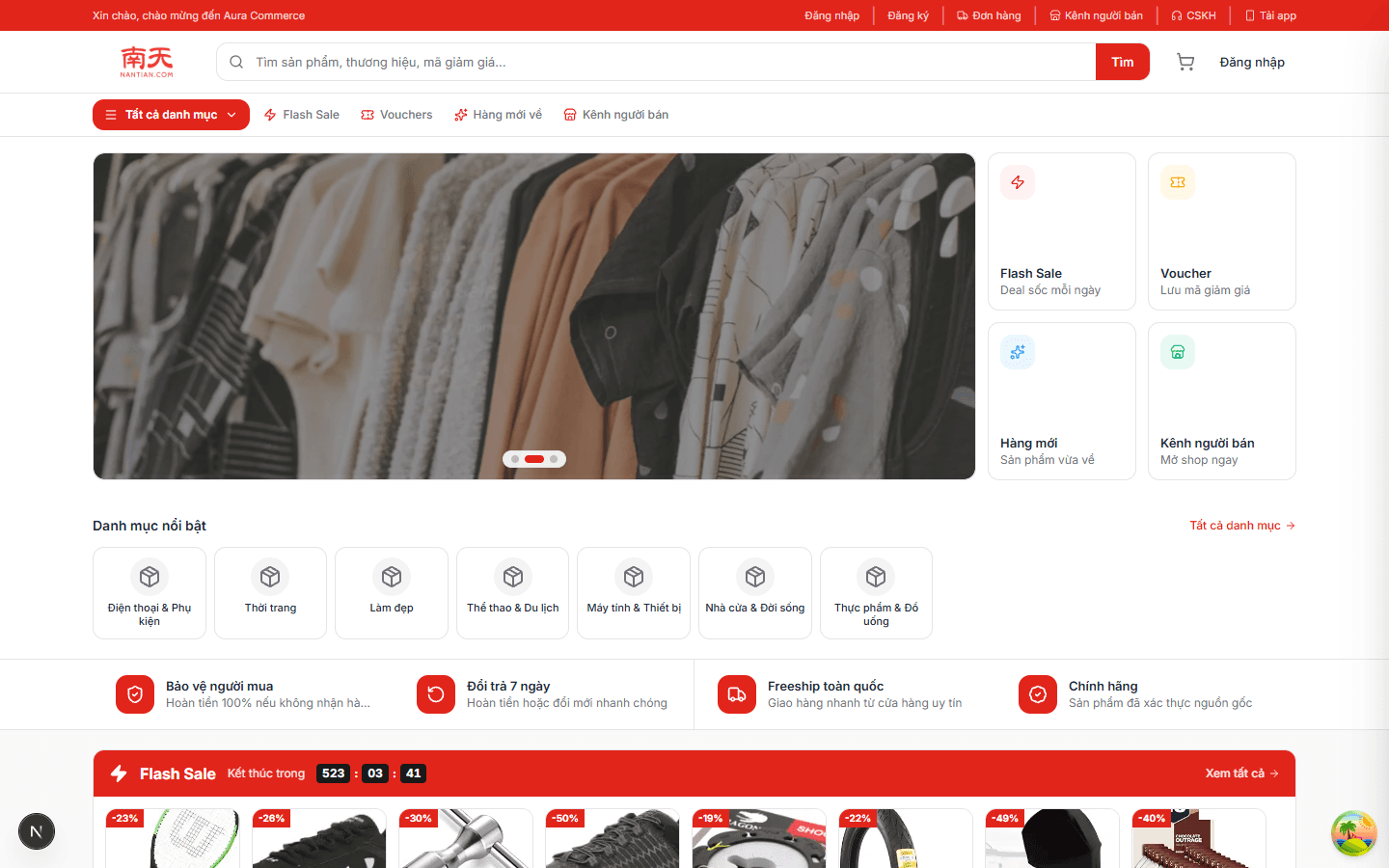 Aura Commerce — E-commerce Marketplace